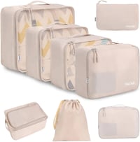 BAGAIL 8 Set Packing Luggage Cubes