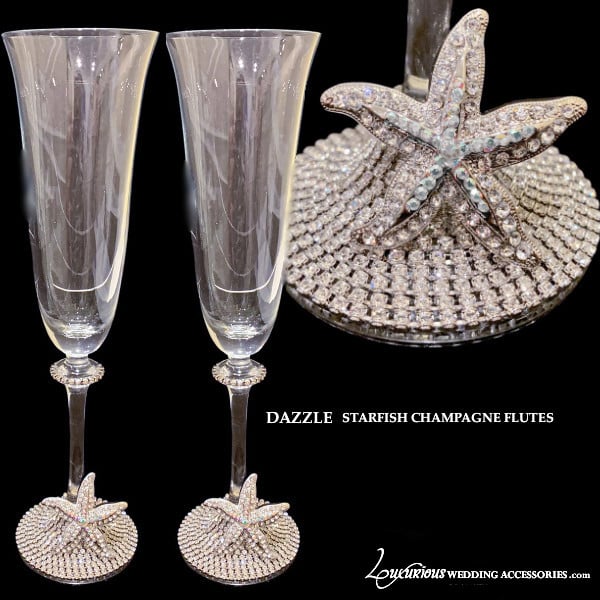 Wedding Glasses Starfish Wedding Champagne Glasses online / Wine Glasses