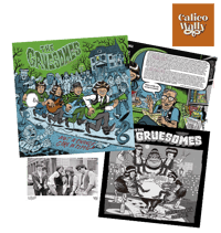 GRUESOMES - 7" Sge + Comic + Postcard