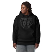 Image 4 of NEEDS MORE BLEGH DEATHCORE HOODIE - BLACKOUT LINE