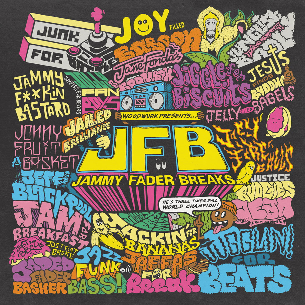 12" Silver Vinyl - JFB - Jammy Fader Breaks 