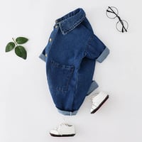 Image 1 of Denim Overalls Dungaree