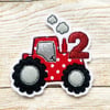 Tractor Birthday Badge 