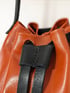 Italian Leather Bucket Bag Image 3