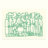 Image 1 of 'Queue pt. 4' SCREENPRINT