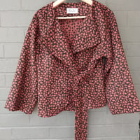 Image 3 of KylieJane Kimono jacket -rust/black