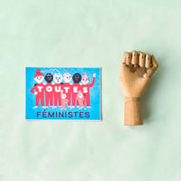 Image 2 of Carte postale /poster 30x40cm : Tout.e.s féministes
