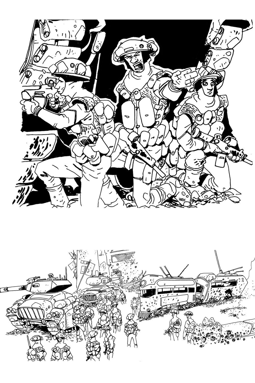 Image of Tony Bourne SketchBook 2024: Soldiers, Robots and Monsters