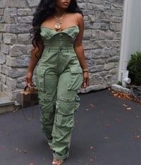 Image 2 of cargo jumpsuit 