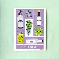 Image 1 of Poster 30x40cm : Mojito