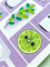 Image 2 of Poster 30x40cm : Mojito