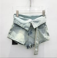 Image 2 of Flip Down High Waist Shorts