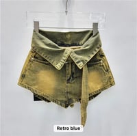 Image 1 of Flip Down High Waist Shorts
