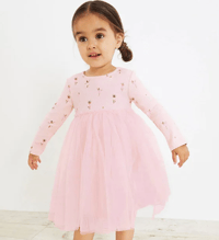 Image 1 of Ballerina Pink Tutu Party Dress