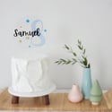 Number Cake Topper - Personalized Name and Age
