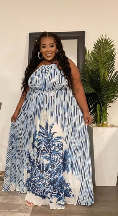 Image of 4PACK PLUS SIZE "IN YOUR DREAMS MAXI DRESS