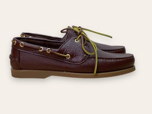 Image of Marinaio brown grain calf caramel sole by Brugnoli