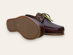 Image of Marinaio brown grain calf caramel sole by Brugnoli