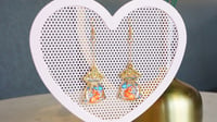 Image 2 of Gold Fish Summer Festival Earrings