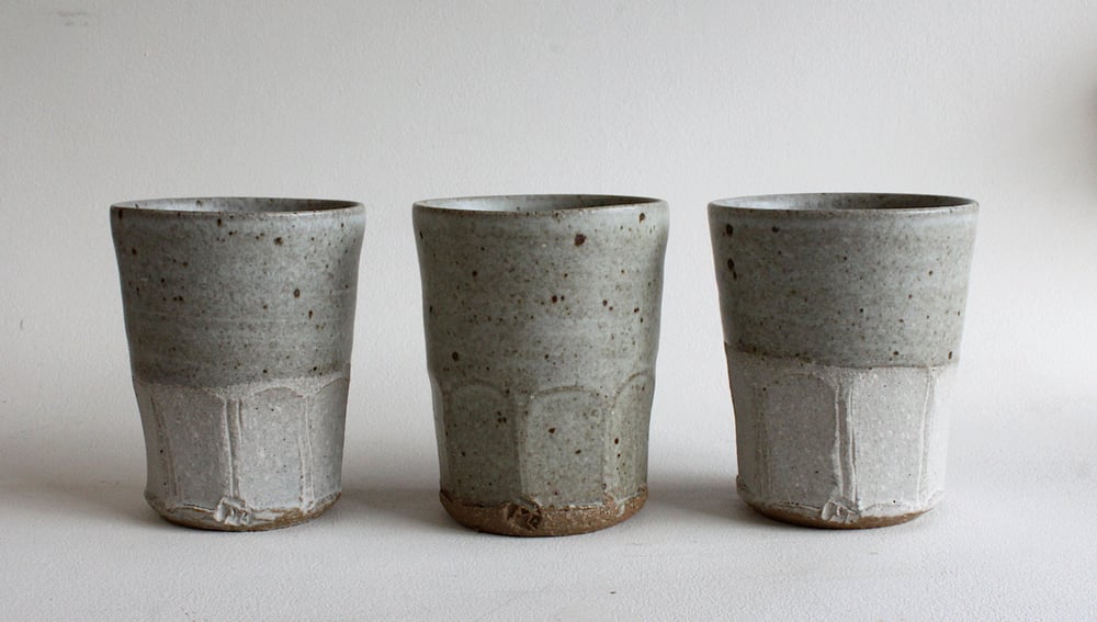 Image of Fresh Part faceted and incised Beakers 