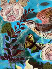 Image 3 of Birds in Blue Garden