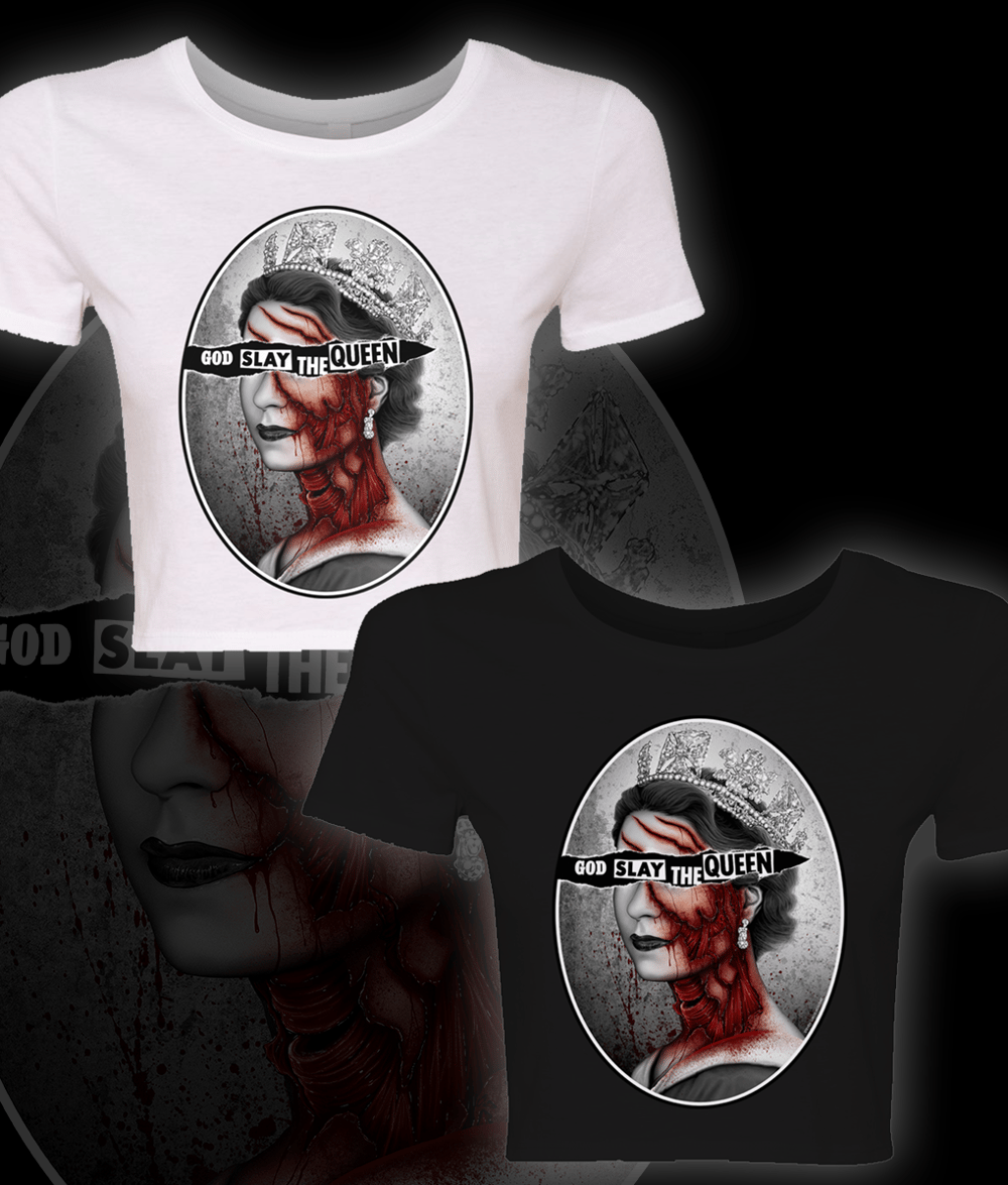 God Slay The Queen Crop Top 