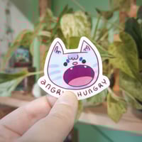 Image 3 of angry & hungry • 50×47 mm
