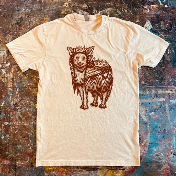 Image of COYOTE IN A CRYSTAL CLOAK TEE