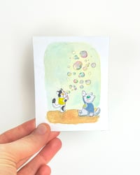 Image 2 of A7 - Les bulles - illustration originale