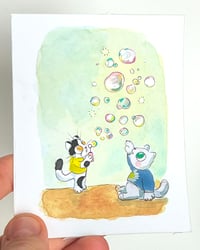 Image 5 of A7 - Les bulles - illustration originale