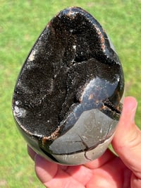 Image 2 of Septarian Nodule Polished Freeform | Madagascar #2900