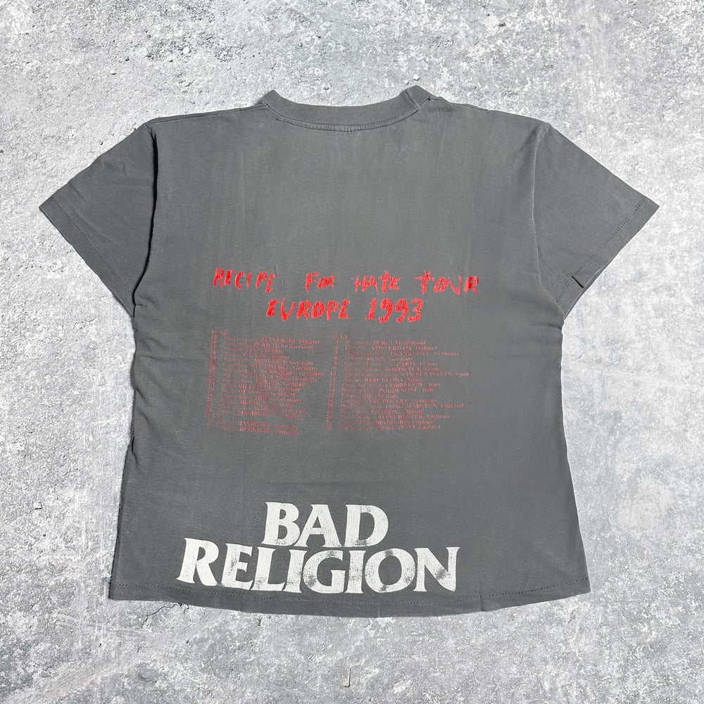 Bad Religion 1993 ‘Recipe For Hate Tour’ Cross T-Shirt