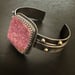 Image of Cobalto Calcite and Sterling Silver Cuff