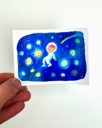 Image 2 of A7 - L'astronaute - illustration originale