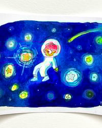 Image 3 of A7 - L'astronaute - illustration originale