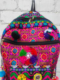 Image 2 of BALI Bohemian Back pack -only one made 