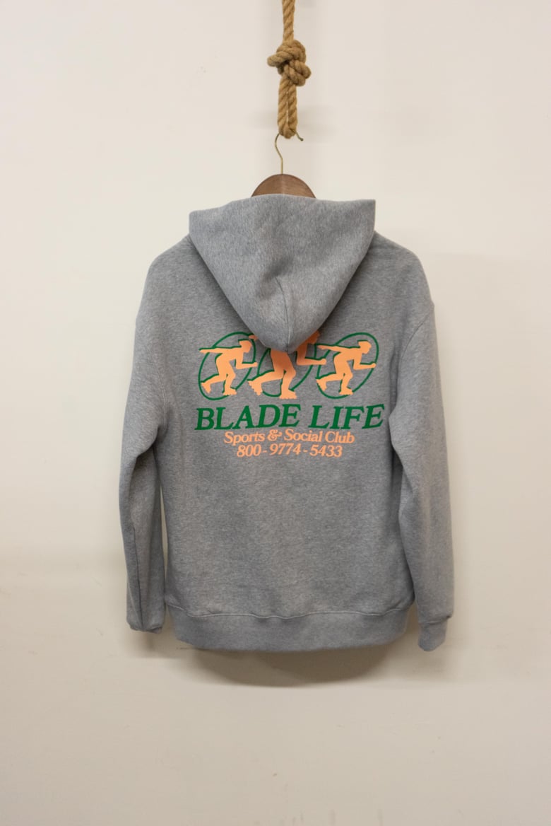Image of BladeLife Sports and Social Club Hoodie - Grey