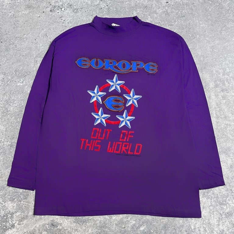 Europe 1988 ‘Out Of This World’ Purple Longsleeve 2