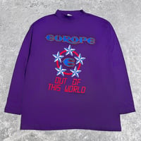 Image 1 of Europe 1988 ‘Out Of This World’ Purple Longsleeve 2