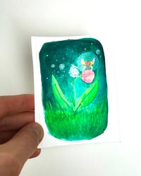 Image 5 of A7 - La fée fleur - illustration originale