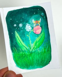 Image 4 of A7 - La fée fleur - illustration originale