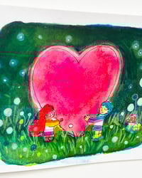Image 3 of A7 - Amour lesbien - illustration originale