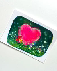 Image 1 of A7 - Amour lesbien - illustration originale
