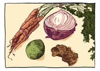 Image 1 of Vegetables Print