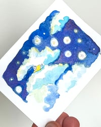 Image 2 of A7 - La chevelure de la nuit - illustration originale 
