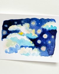 Image 5 of A7 - La chevelure de la nuit - illustration originale 