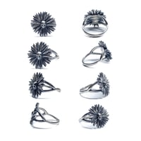 Image 2 of Daisy ring in sterling silver or gold