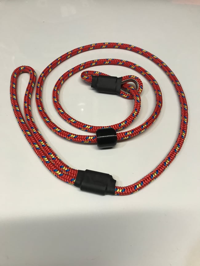 -5mm Premium rope slip lead - Red