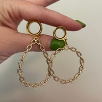 Gold Chain Tunnel Dangles (sizes 4g-2")