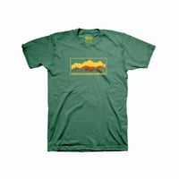 Image 1 of "Distance" Men's Tee - Heathered Forest Green